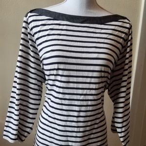 NWT Tommy Hilfiger bateau neckline striped top